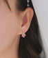 【金属アレルギー対応】スノーフレークピアス/イヤリング